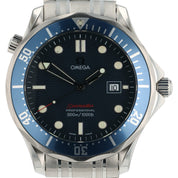 Omega Seamaster Steel Blue Dial 41mm Quartz Movement Mens Watch 2221.80.00