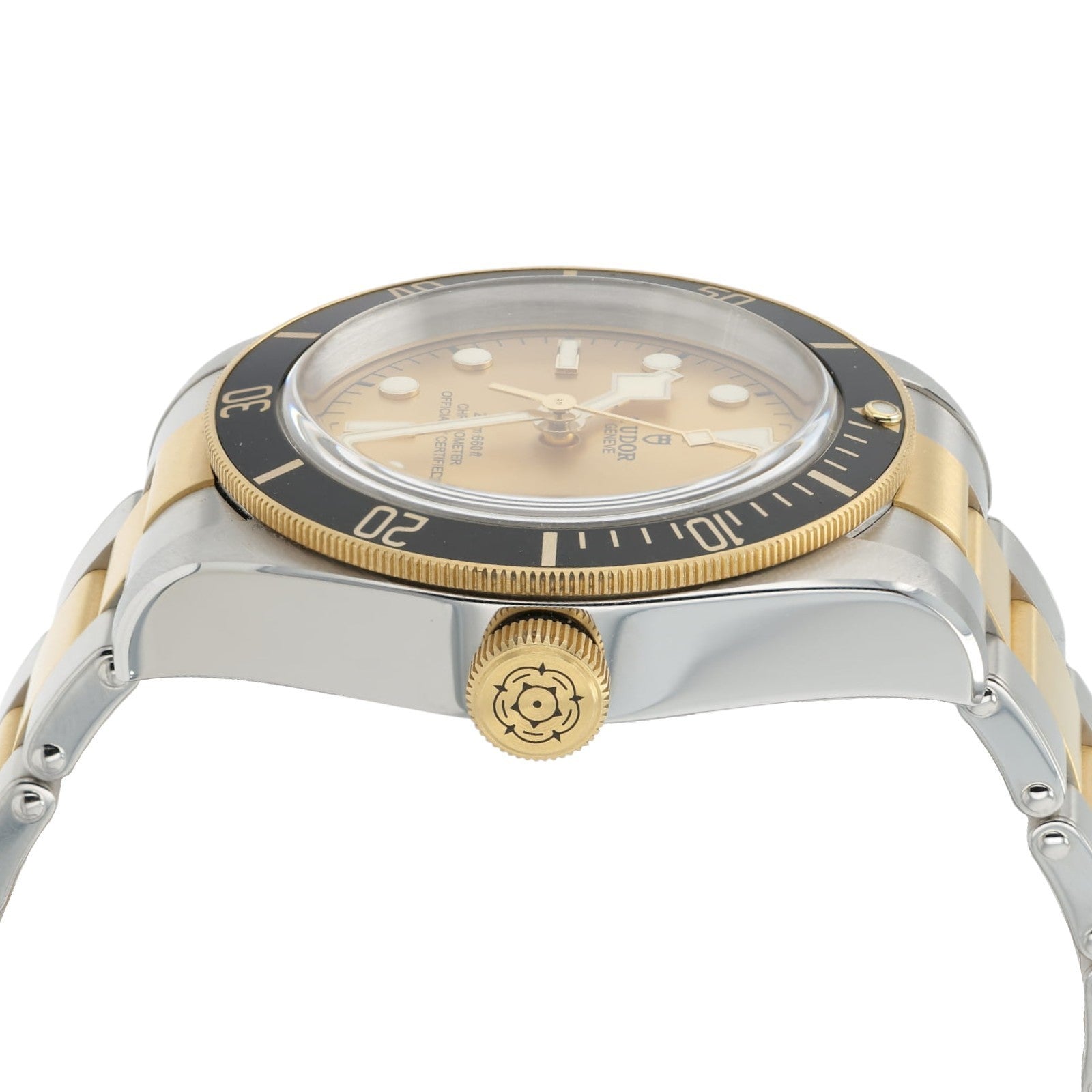 Tudor Black Bay S&G Champagne Dial Gold & Steel 41mm Automatic Mens Watch 79733N