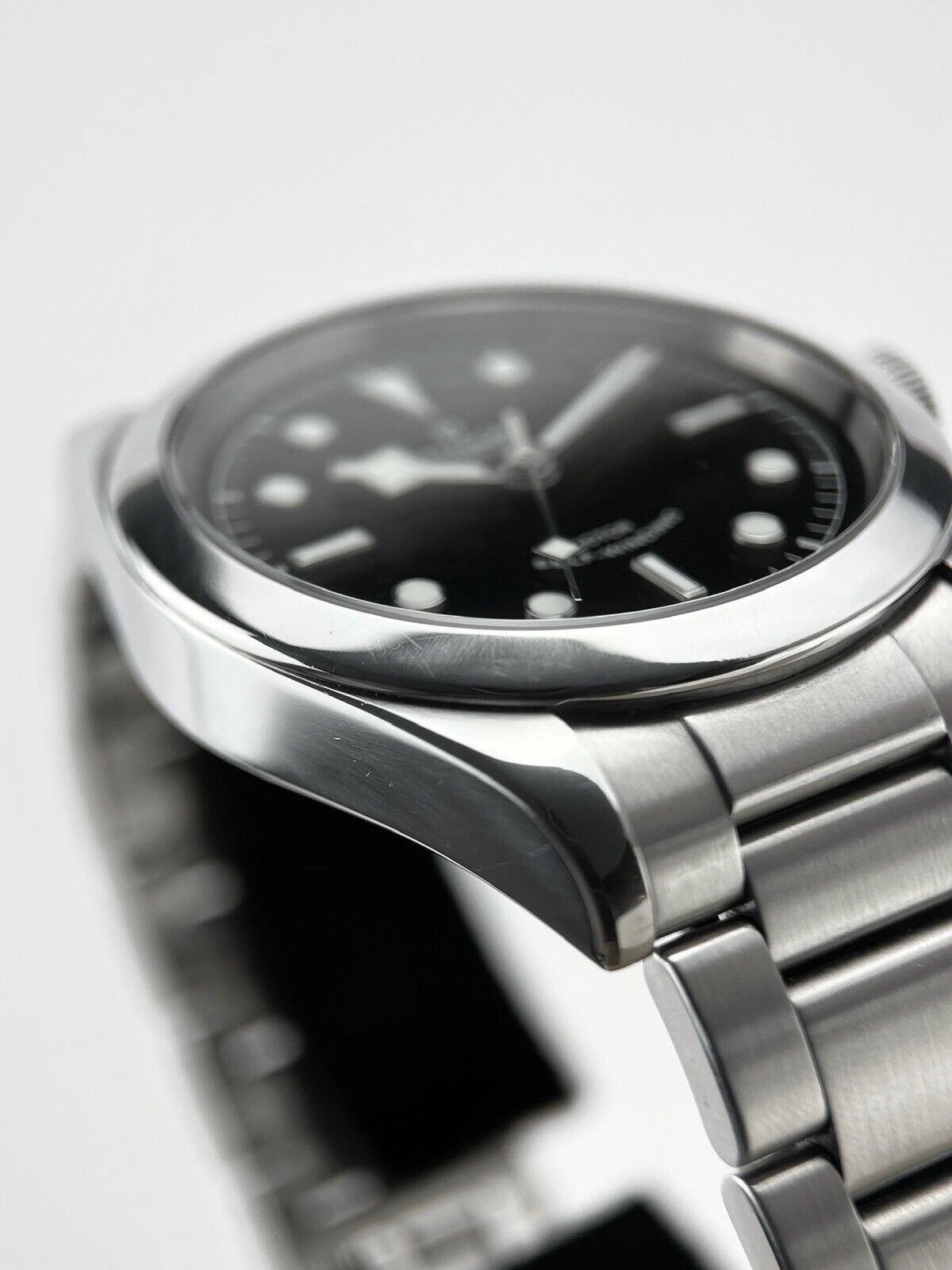 TUDOR Black bay 79540 Black SMILEY Dial Stainless Automatic Men's Watch - B/P