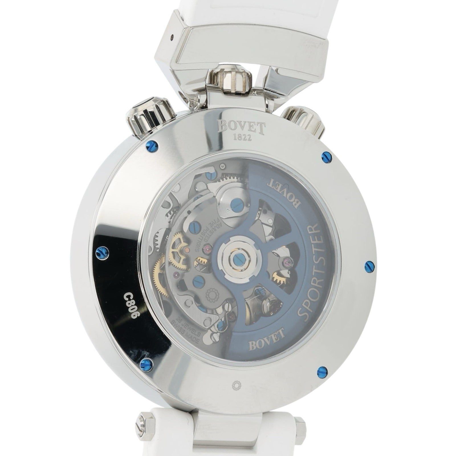 NEW 2025 Bovet Sportster Saguaro Steel Mother Of Pearl Dial 46mm Auto SP0432