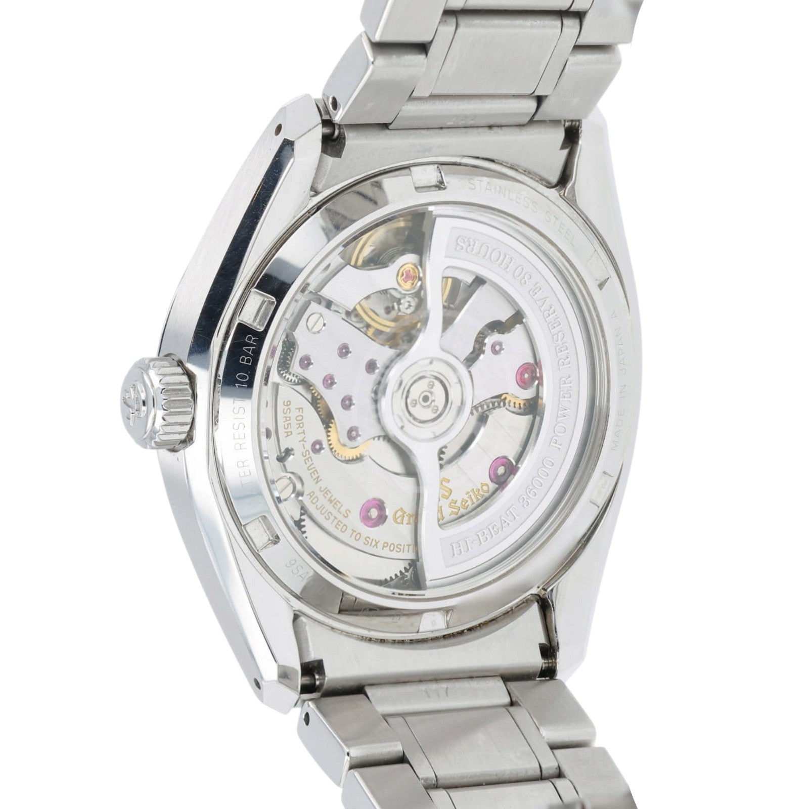 Grand Seiko Hi-Beat Evolution 9 Collection Silver Dial Steel 40mm Mens SLGH005