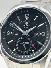 Tudor Heritage Alarm Stainless Steel Black Dial 42mm Automatic Men’s Watch 79620