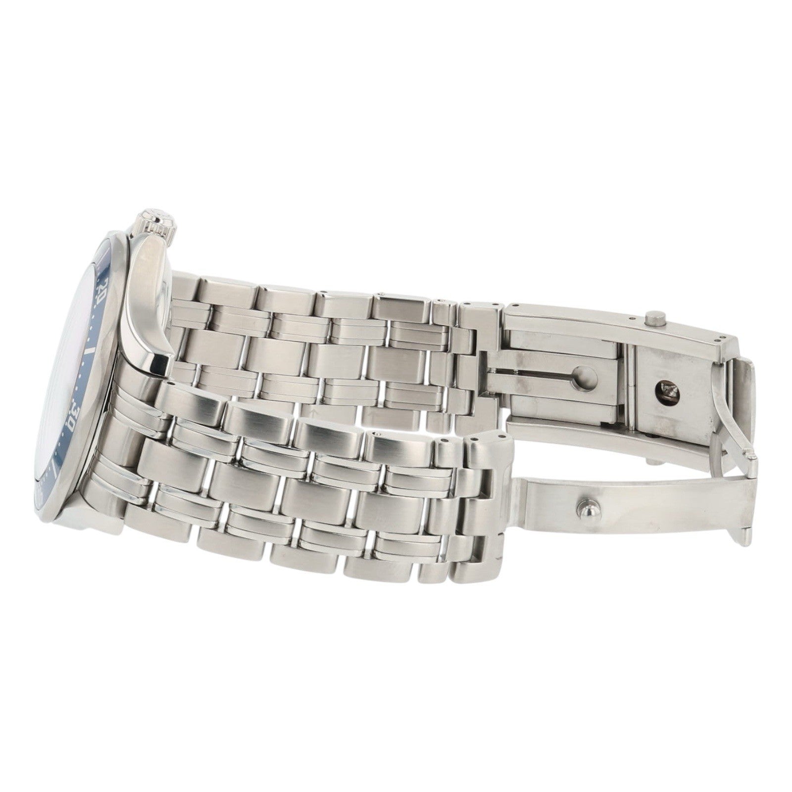 Omega Seamaster Steel Blue Dial 41mm Quartz Movement Mens Watch 2221.80.00