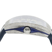 Franck Muller Vanguard Diamond Steel Blue Dial 45mm Auto Men's Watch V45 SC DT