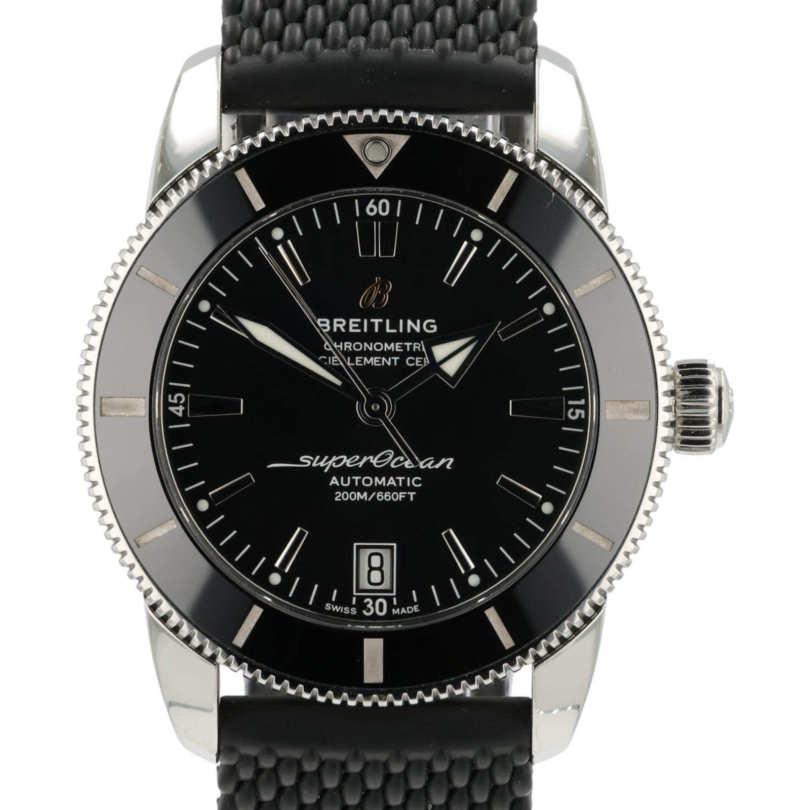 Breitling Superocean Heritage II Black Dial Steel 42mm Automatic Men’s AB2010