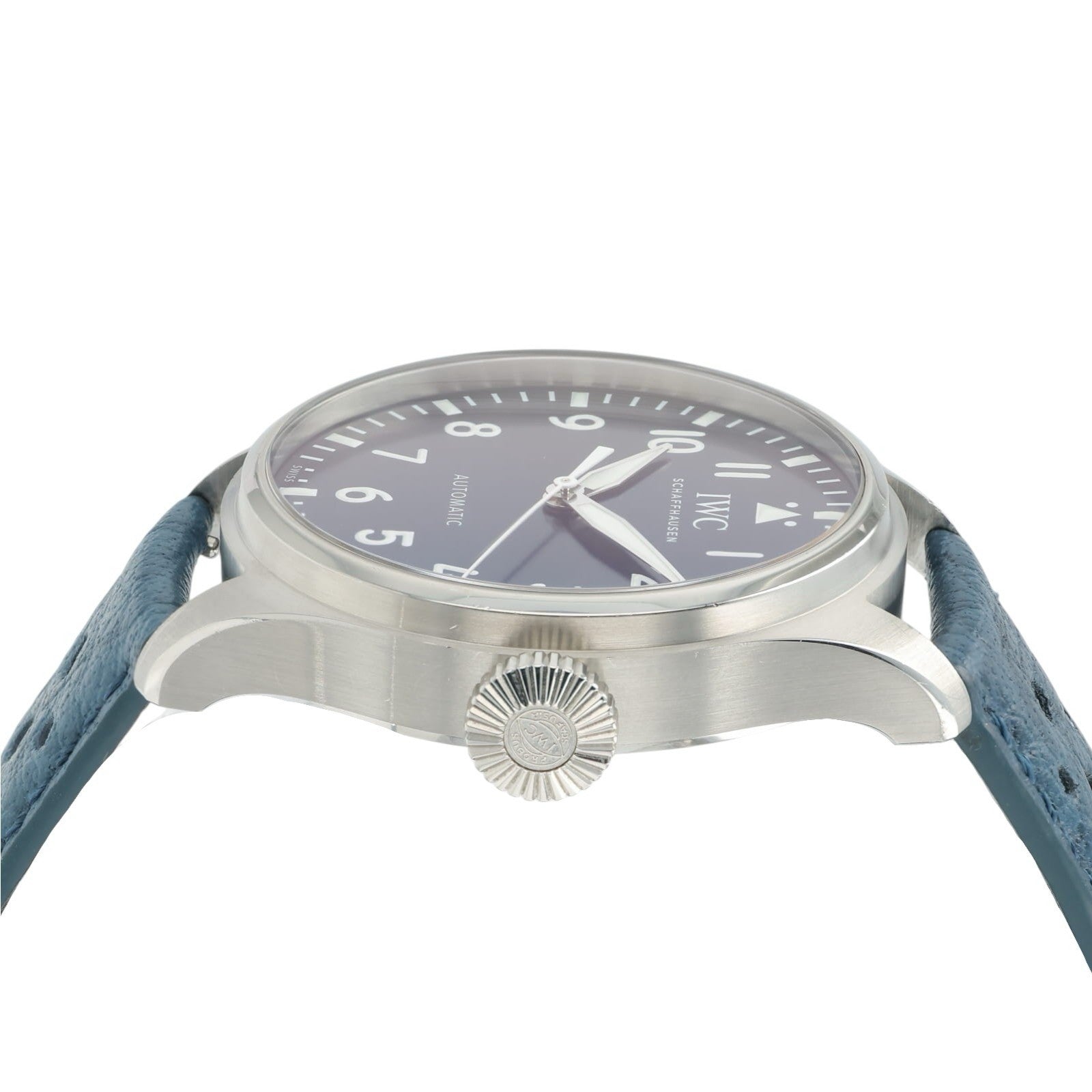 IWC Pilot Big Crown Blue Dial Stainless Steel 43mm Automatic Mens Watch IW329303
