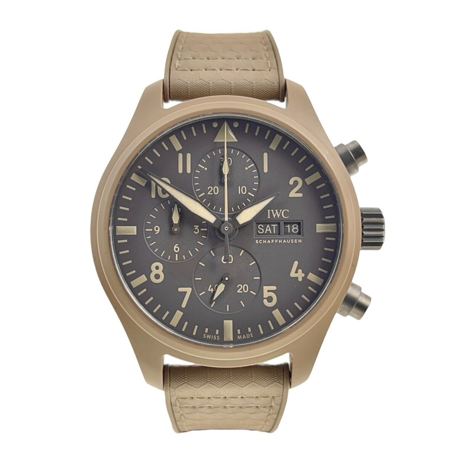 IWC Pilot Chronograph Top Gun Ceramic 44.5mm Automatic Men’s Watch IW389103