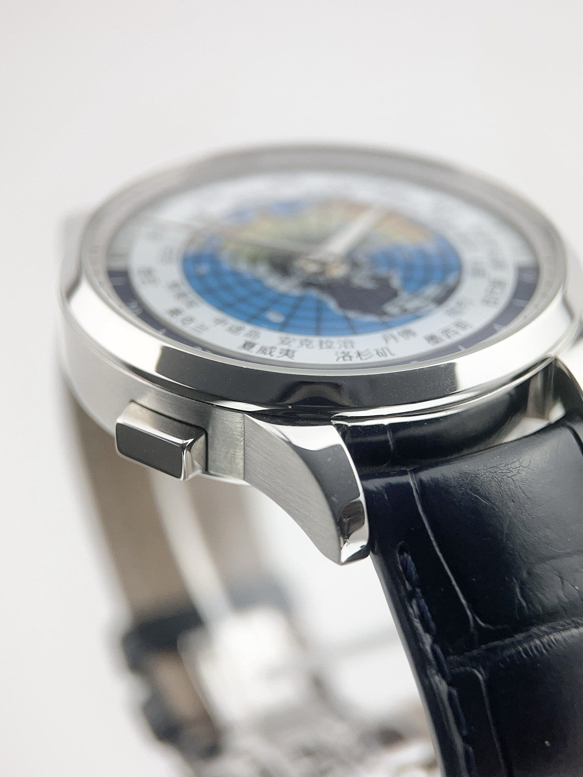 Montblanc Heritage Worldtimer Steel Blue Dial 41mm Automatic Men's Watch 7339