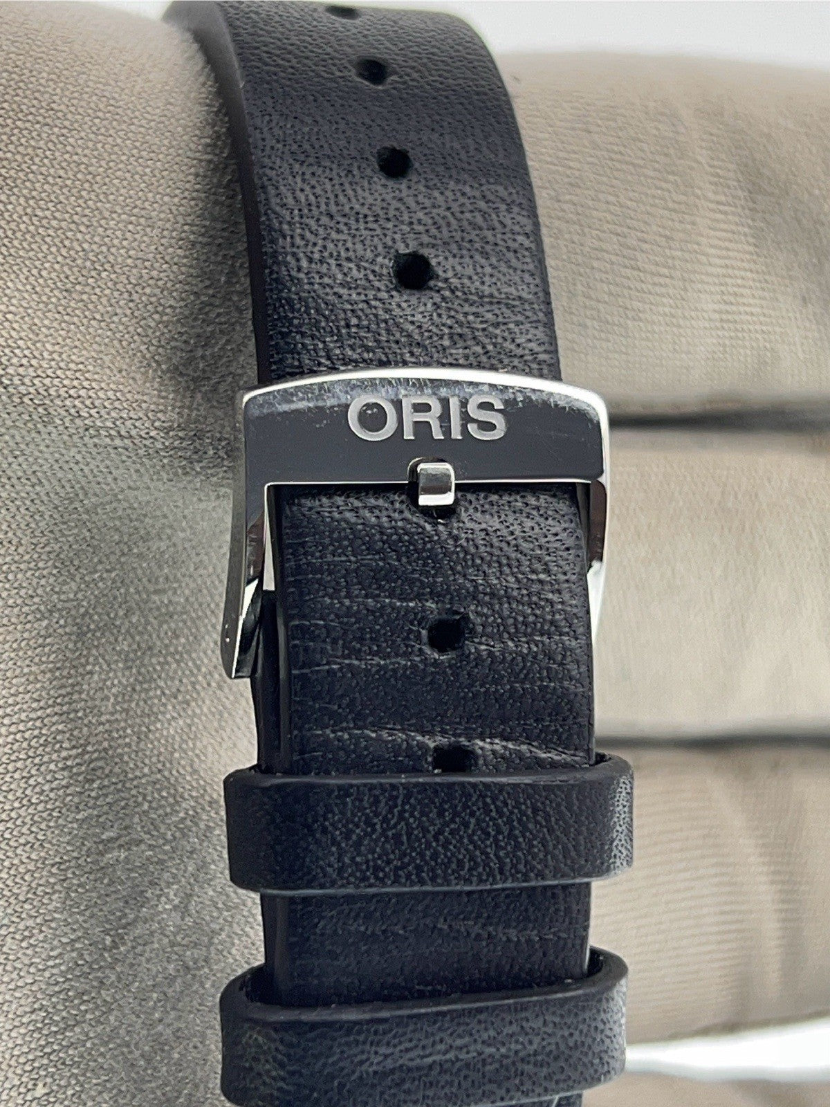 Oris Big Crown Stainless Steel Blue Dial 38mm Automatic Movement Mens Watch 7776