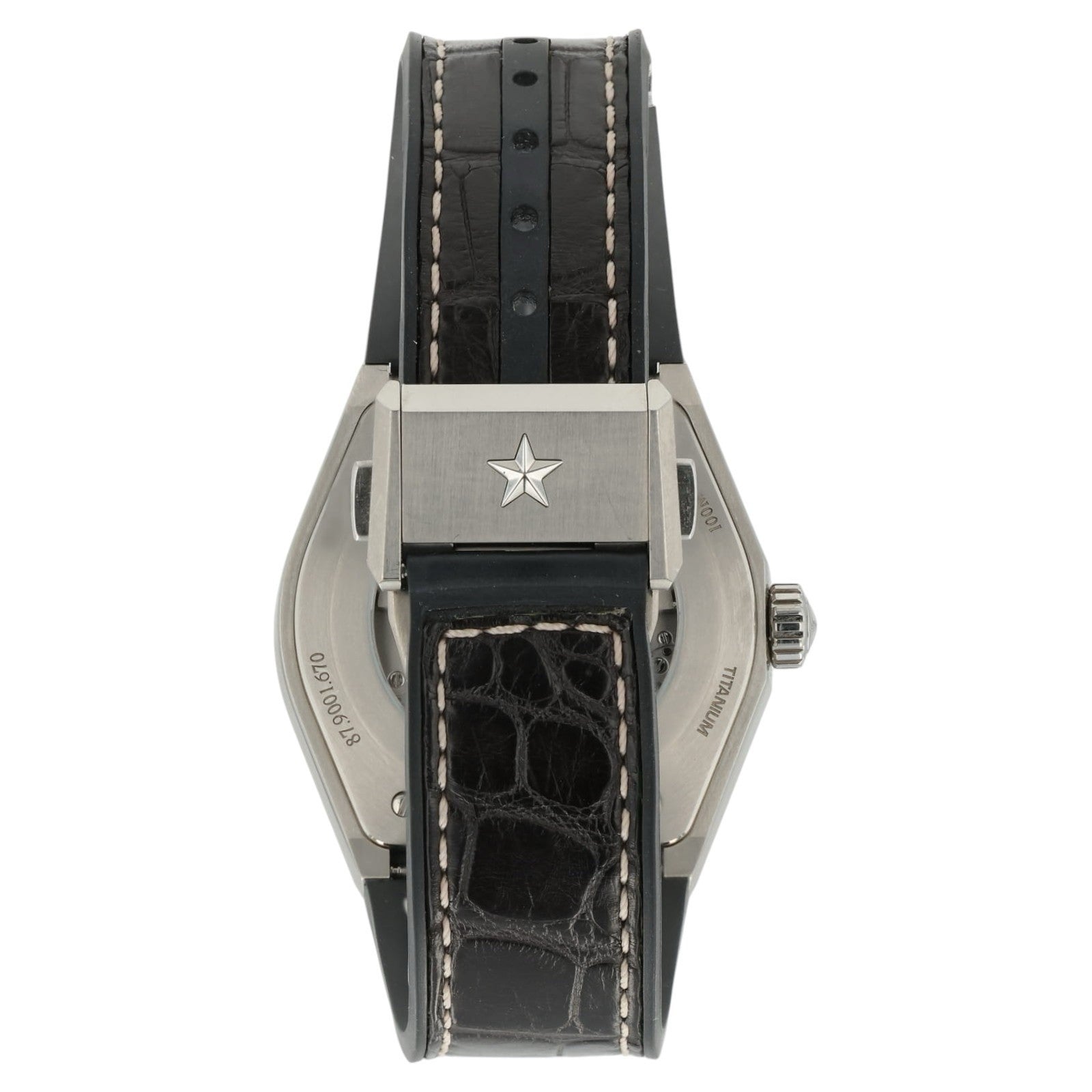 Zenith Defy Skyline Skeleton Dial 18k Rose Gold & Titanium 41mm Mens 87.9001.670