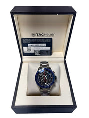 Tag Heuer Carrera Caliber 01 Steel Blue 43mm Automatic Men’s Watch CAR201T