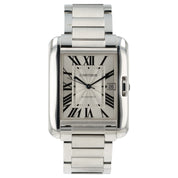 Cartier Tank Anglaise Silver Color Dial Steel 47x36mm Automatic Mens W5310008