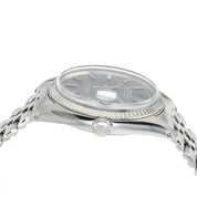 Rolex Datejust Grey Dial Stainless Steel 36mm Automatic Men’s Watch 1601