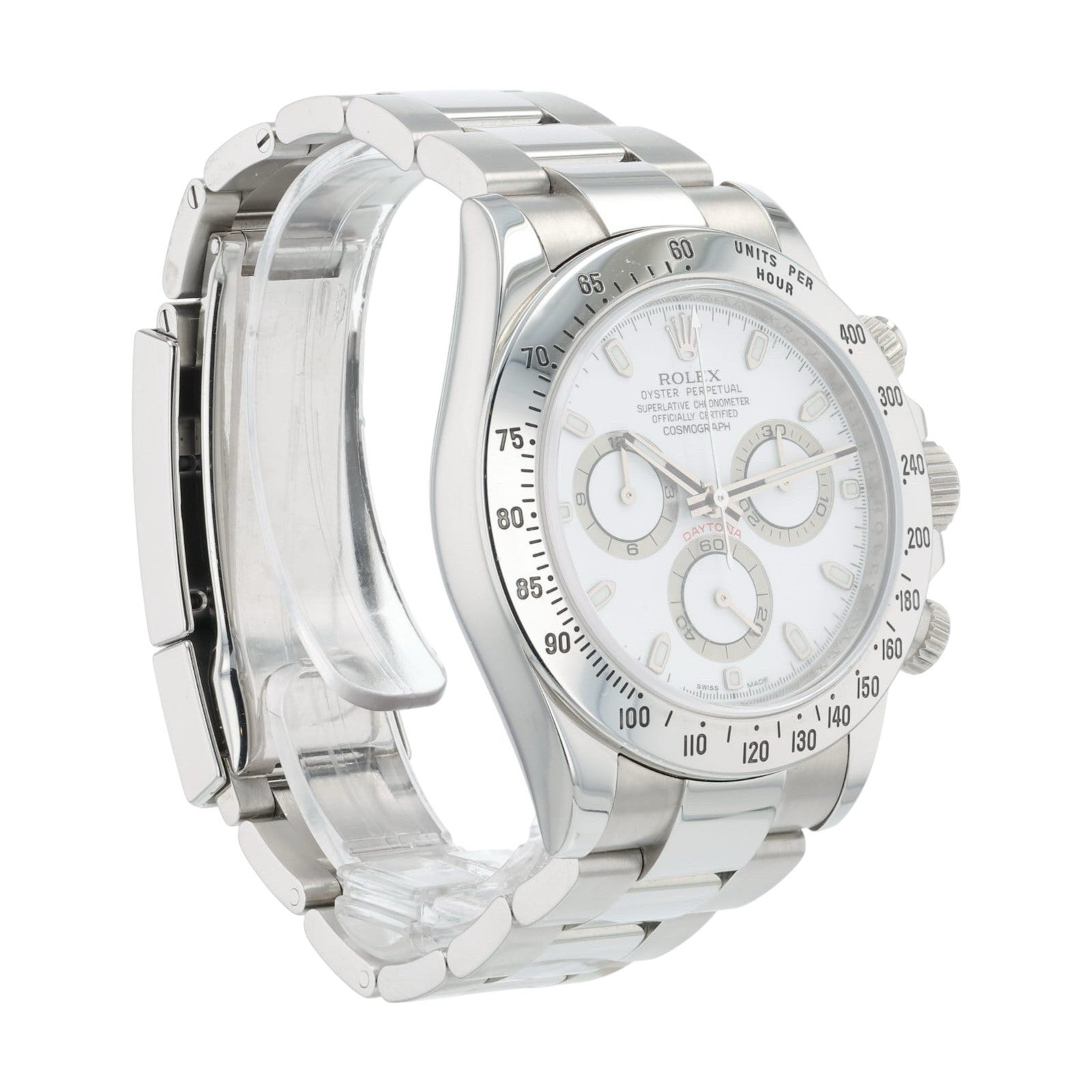 Rolex Daytona Stainless Steel White Dial 40mm Automatic Movement Men’s 116520