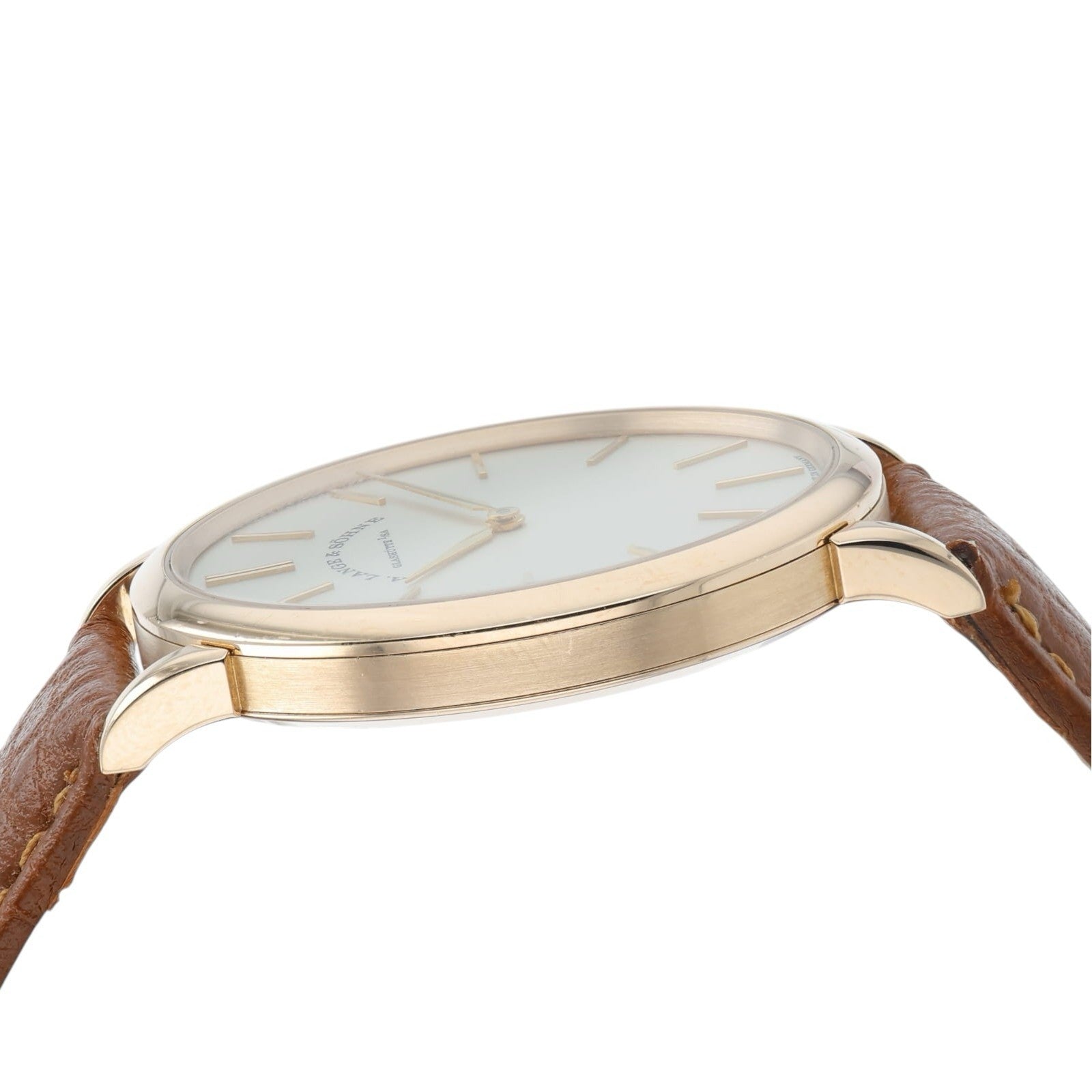 A.Lange & Sohne Saxon is 18k Rose Gold Silver Dial 40mm Manual Wind Men’s 201.03