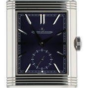 2025 Jaeger LeCoultre Reverso Steel Silver & Blue Dial 28mm Manual Wind Q3988481