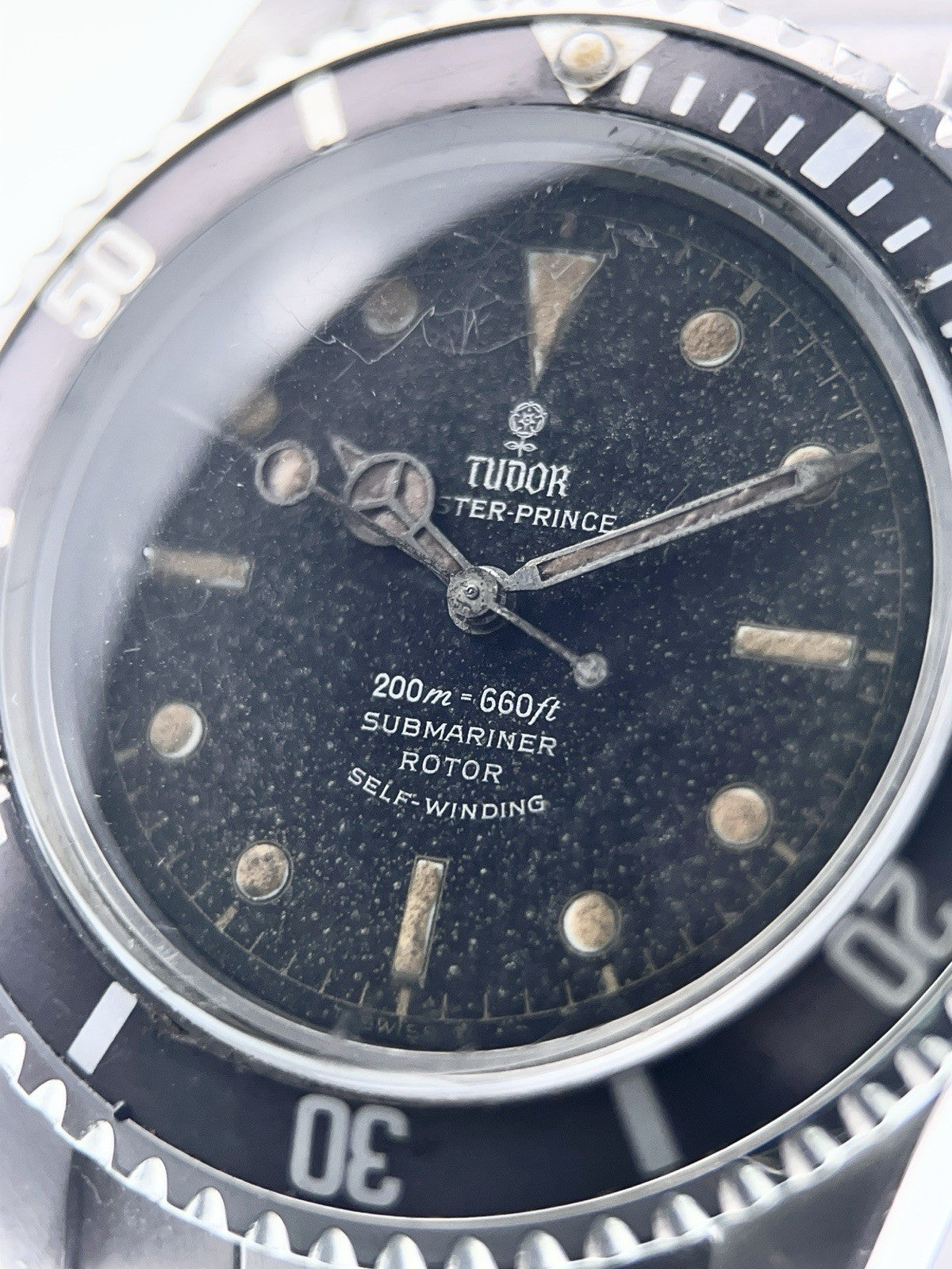 Tudor Submariner Stainless Steel Black Dial 39mm Automatic Men's Watch 7928