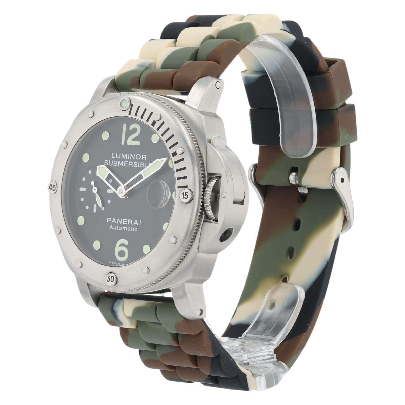 Panerai Luminor Submersible Stainless Steel Black Dial 44mm Automatic PAM00024