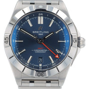 Breitling Chronomat GMT Stainless Steel Blue Dial 40mm Automatic Mens A32398