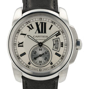 Cartier Calibre de Cartier Silver Dial Steel 42mm Automatic Men’s Watch W7100037