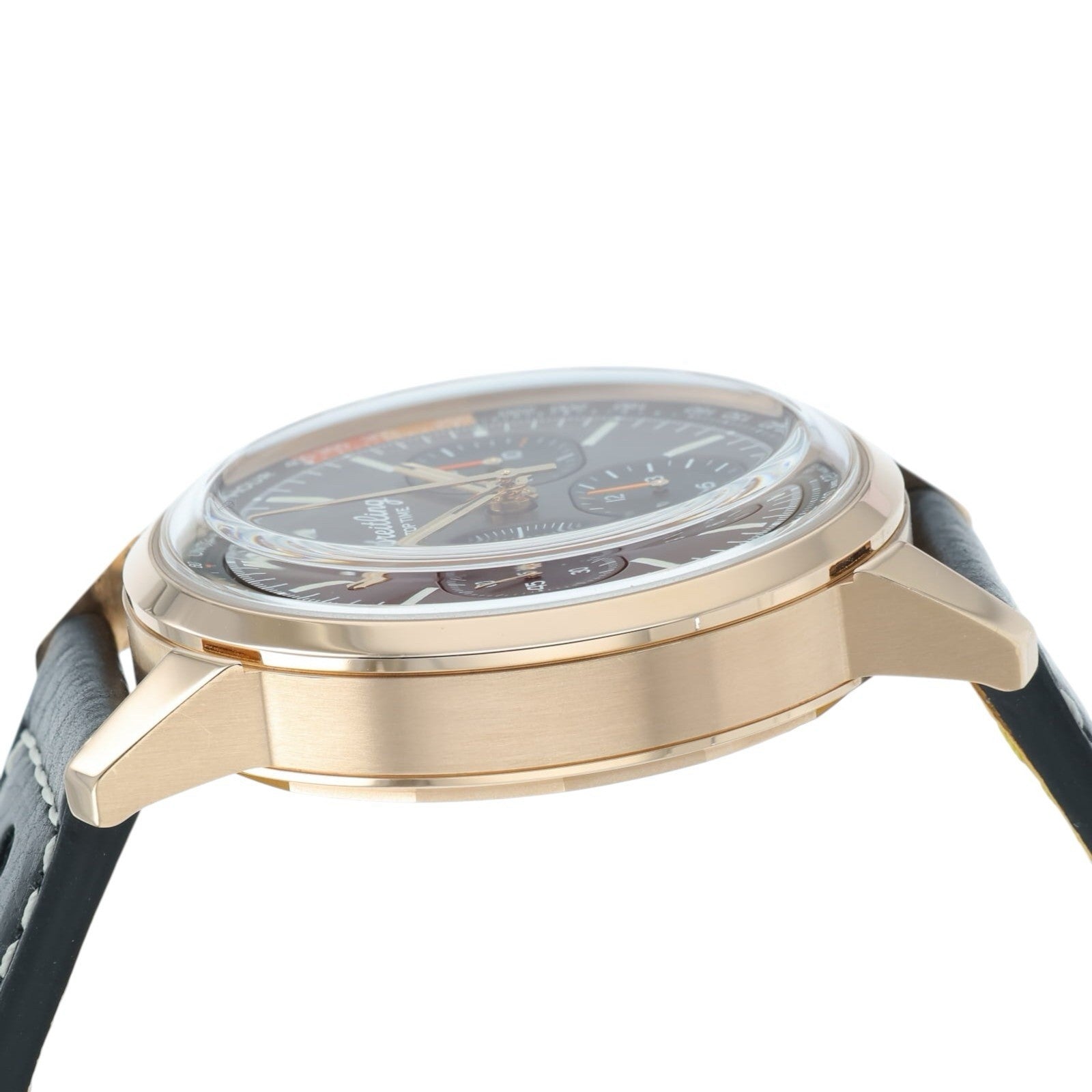 Breitling Top Time 18k Rose Gold Brown Dial 41mm Automatic Men’s Watch RB0176