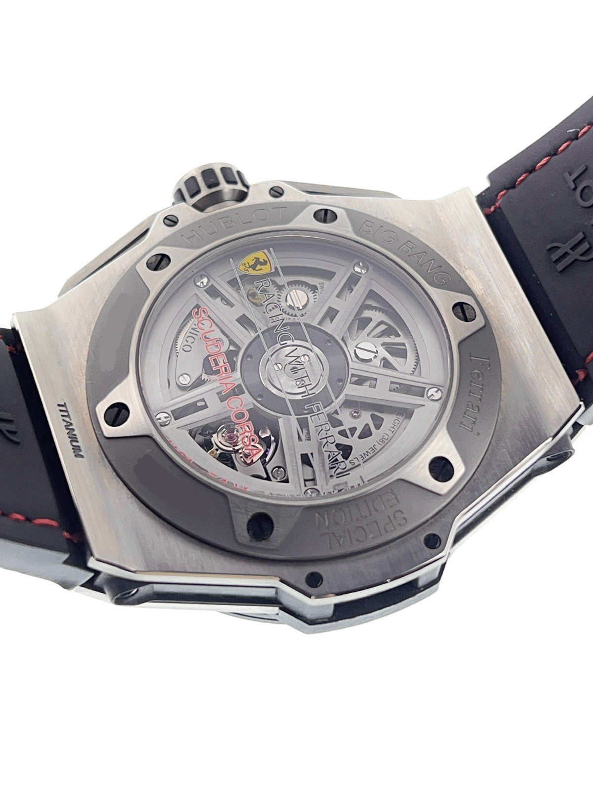 Hublot Big Bang Ferrari Titanium Carbon Bezel 45mm Automatic Mens 401.NQ.0123.VR