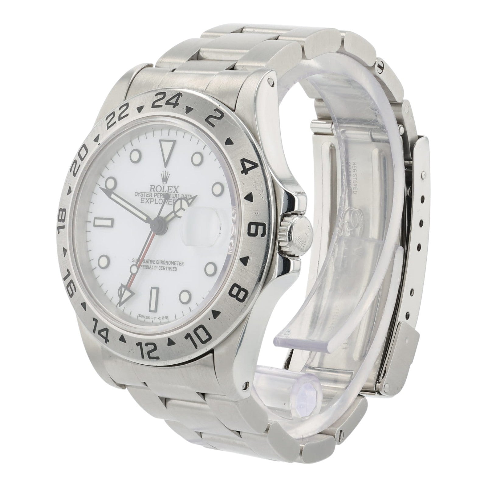 Rolex Explorer II White Polar Dial Steel 40mm Automatic Mens Watch 16570