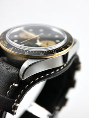 Tudor Black Bay Chrono S&G 41mm M79363N-0002 Steel & Gold on Brown Leather Strap