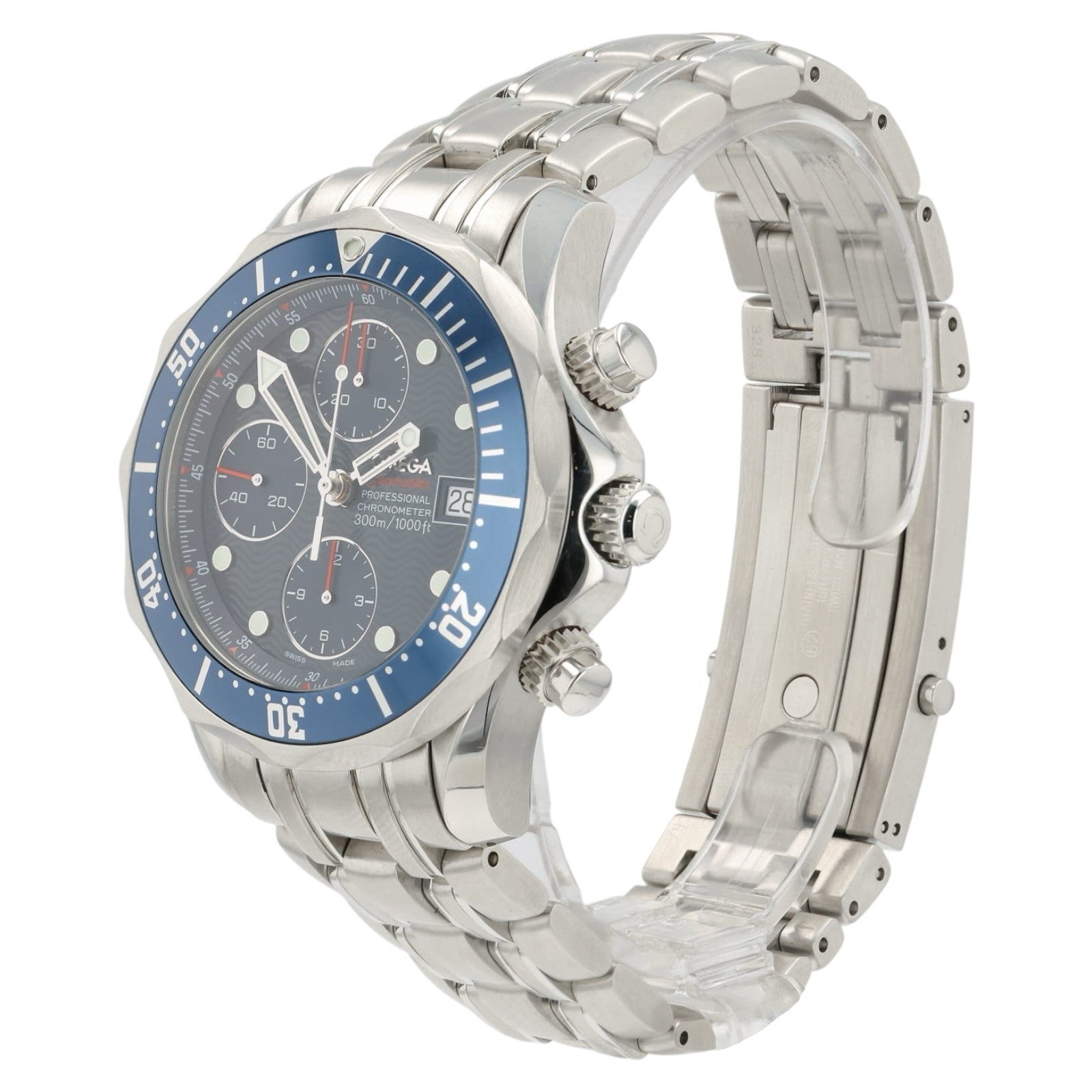 Omega Seamaster Diver Blue Dial Steel 41.5mm Automatic Men’s Watch 2225.80.00