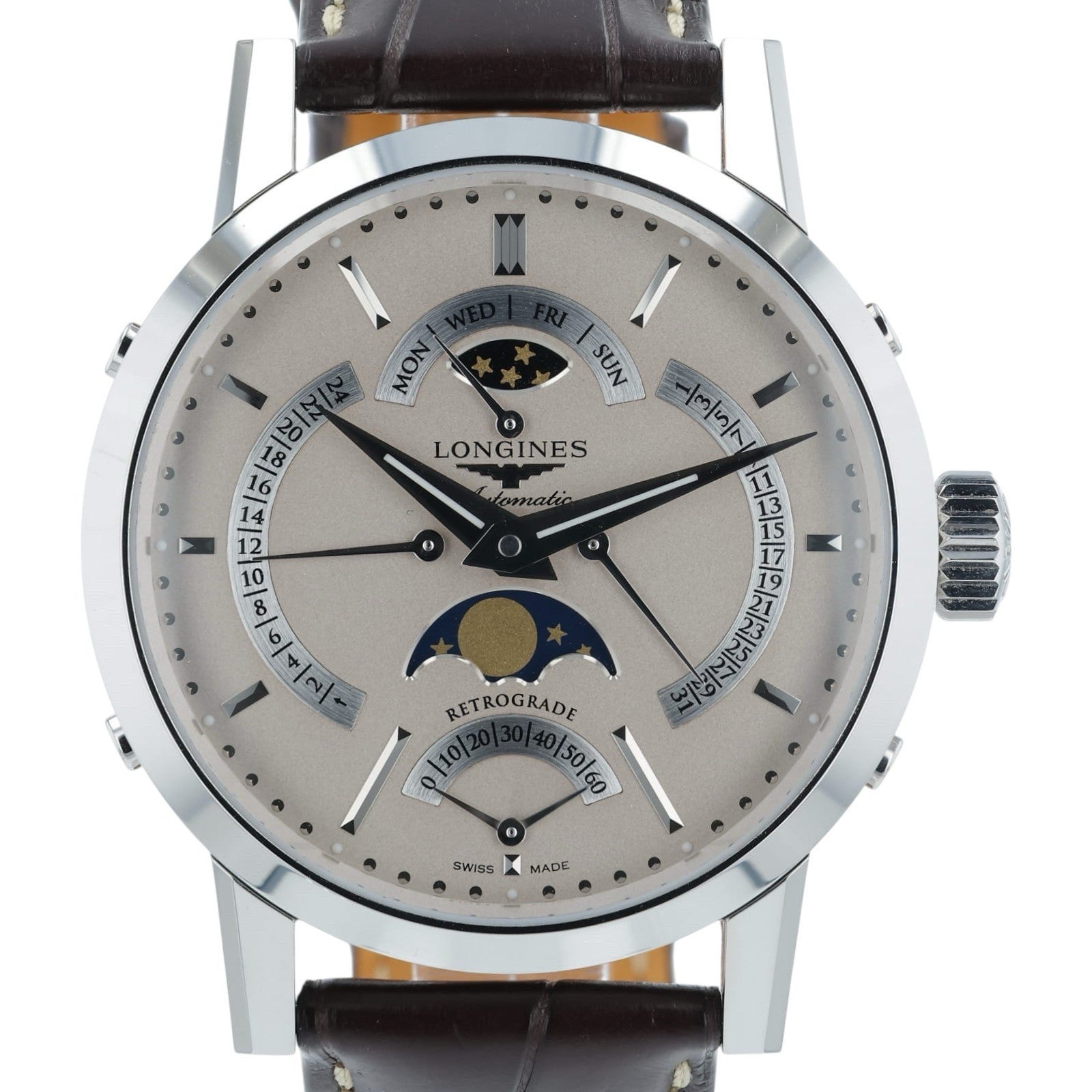Longines Master Collection Silver Dial Stainless Steel 42mm Automatic L4.828.4