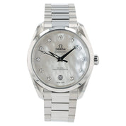 Omega Seamaster MOP Silver Dial Steel 38mm Automatic Mens 220.10.38.20.55.001