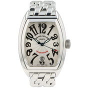 Franck Muller Conquistador Silver Dial Stainless Steel 35mm Automatic Mens 8002C
