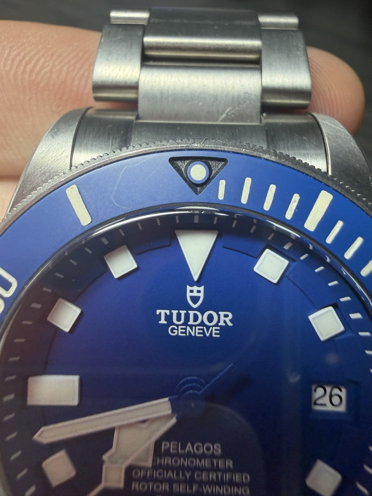 9/2023 Tudor Pelagos Date Blue Dial Titanium Men's Watch 25600TB - W/ Papers