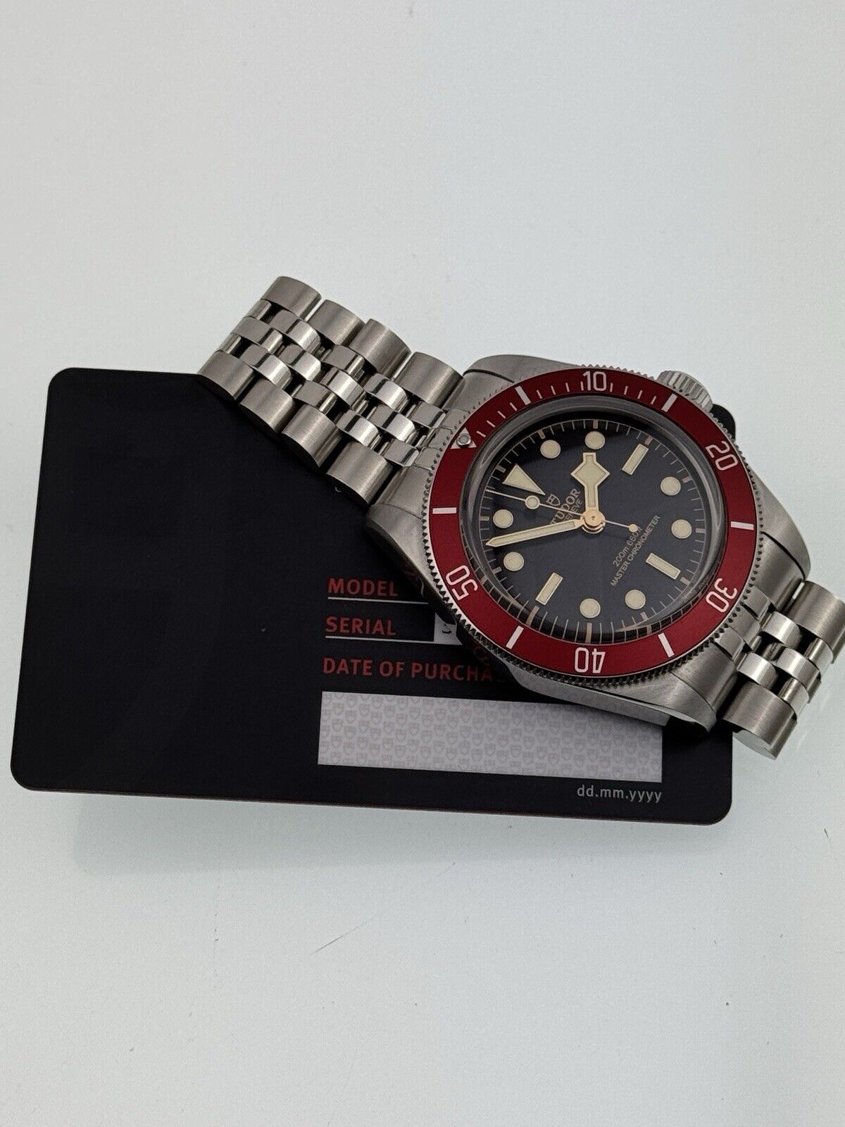 Tudor Black Bay Men's Red Bezel Black Dial 41mm Automatic Watch 7941A1A0RU