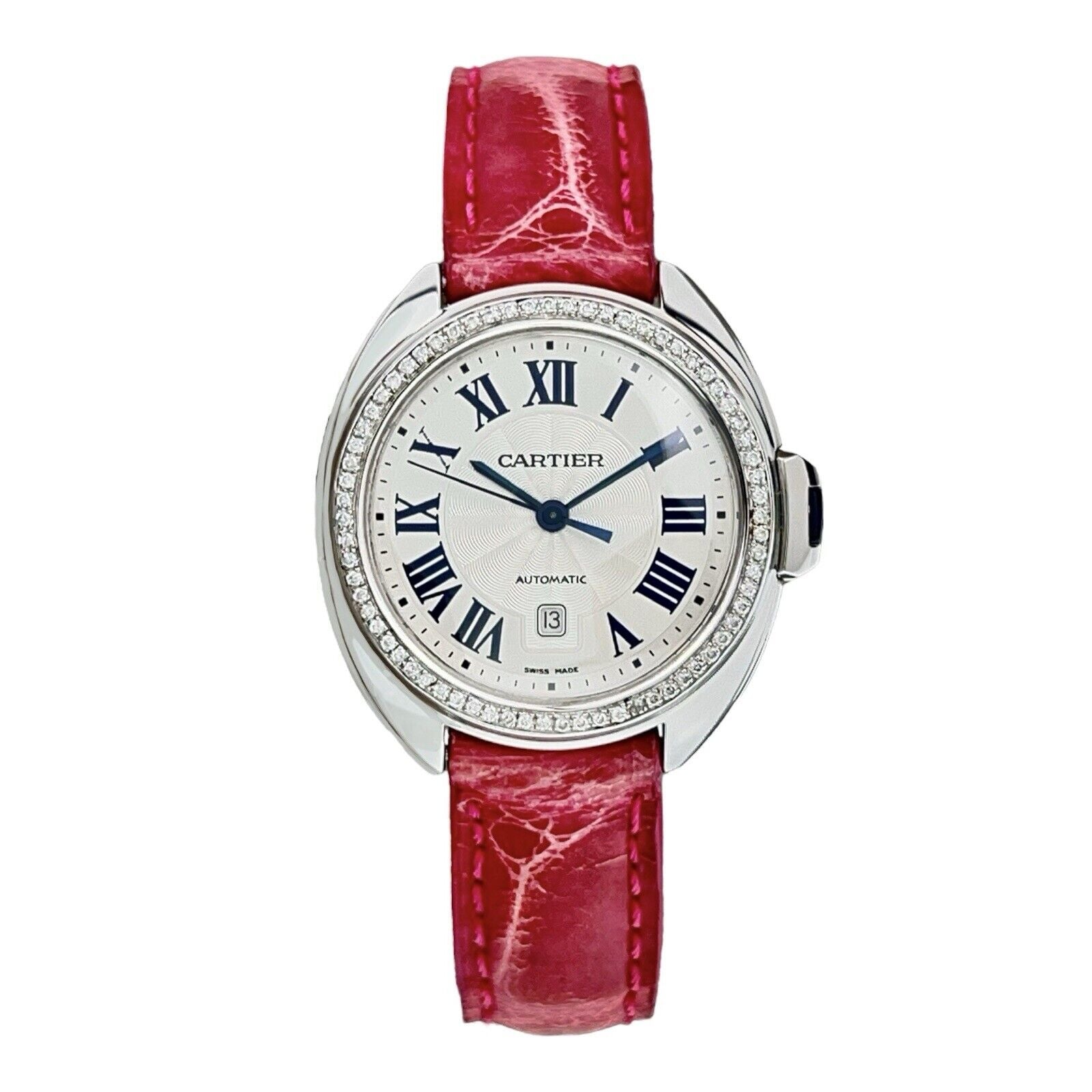 Cartier Cle de Cartier Steel Silver Color Dial 31mm Automatic Women's WSCL0016