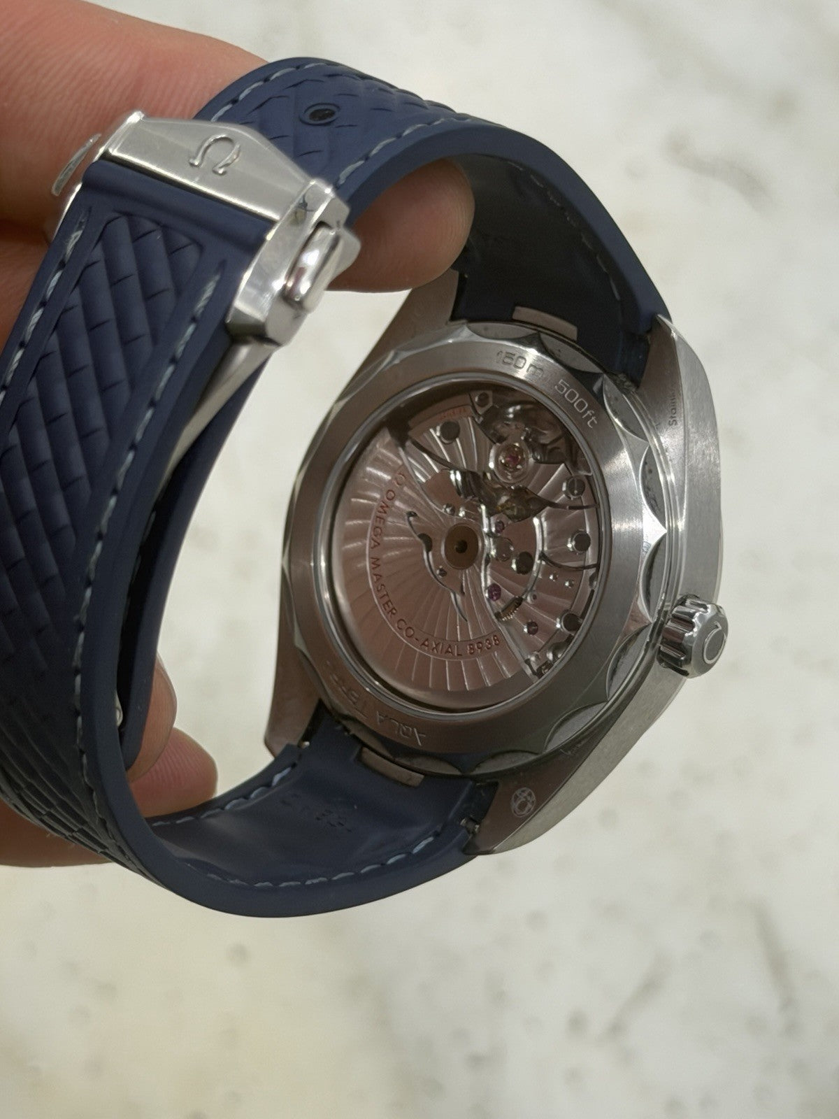 Omega Seamaster Aqua Terra Worldtimer Steel Blue Dial Auto 220.12.43.22.03.001
