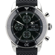 Breitling SuperOcean Chronograph Green Dial Steel Automatic Men's 44mm A13313
