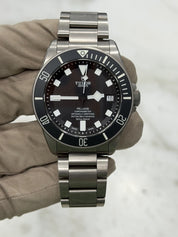 2020 Tudor Pelagos Date Black Dial Titanium Men's Watch 25600TN - Box & Papers