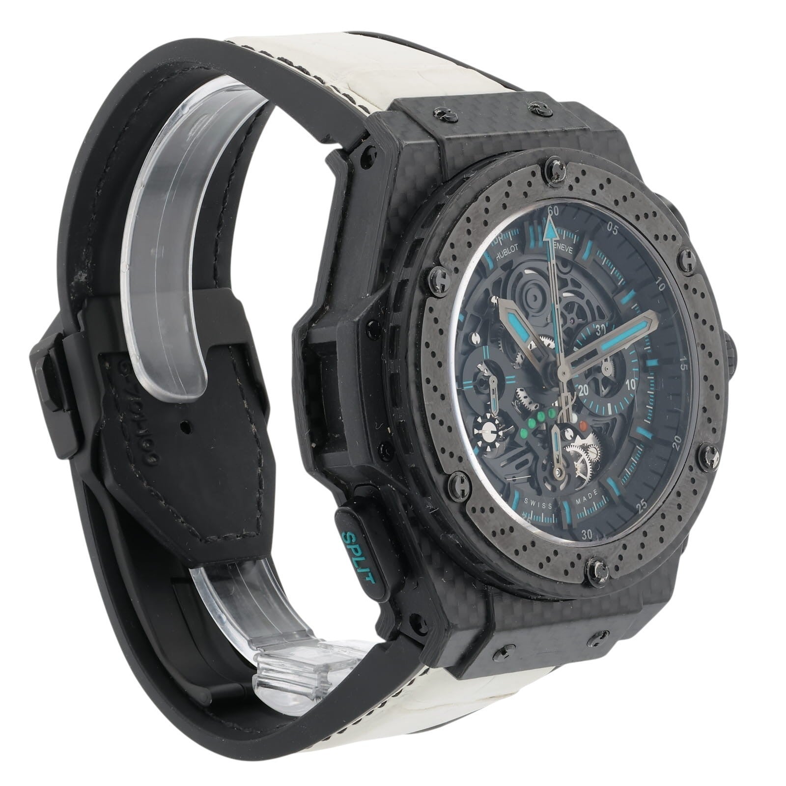 Hublot King Power F1 Abu Dhabi Skeleton Carbon 48mm Watch 719.QM.1729.NR.FAD11