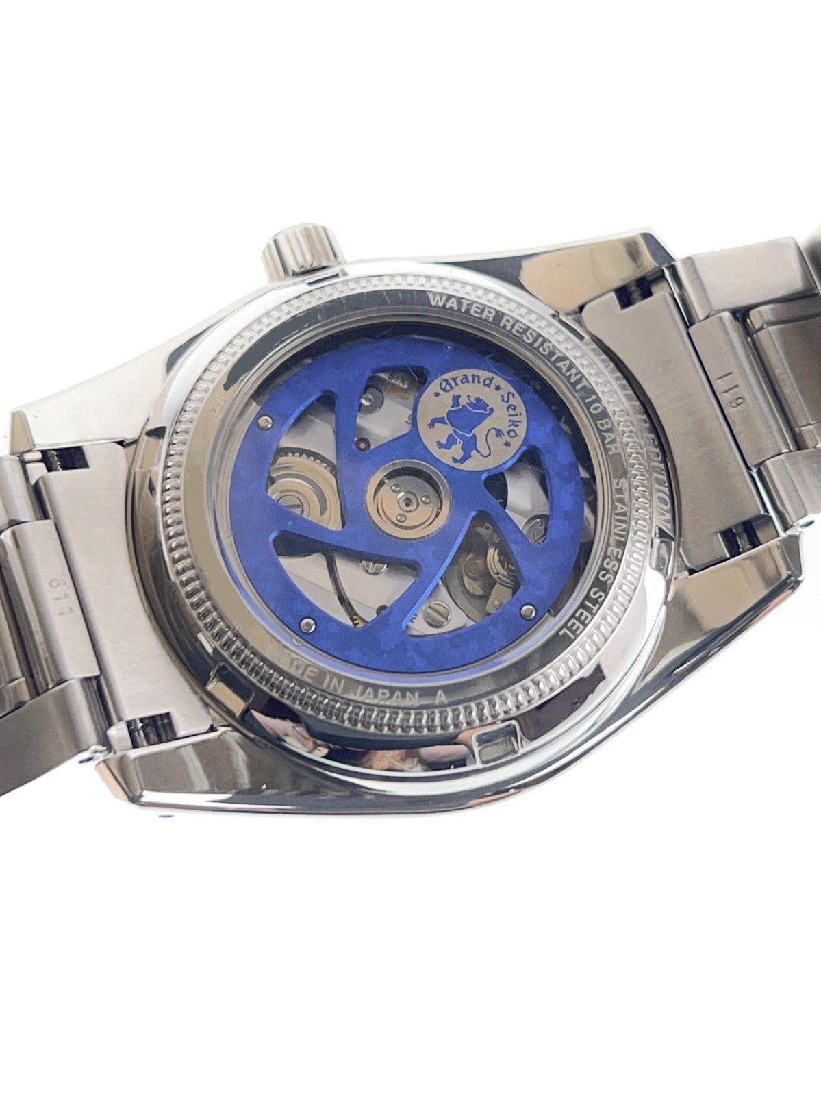 NEW 2025 Grand Seiko Steel Ice Blue Dial 37mm Automatic Mens Watch SBGR325G