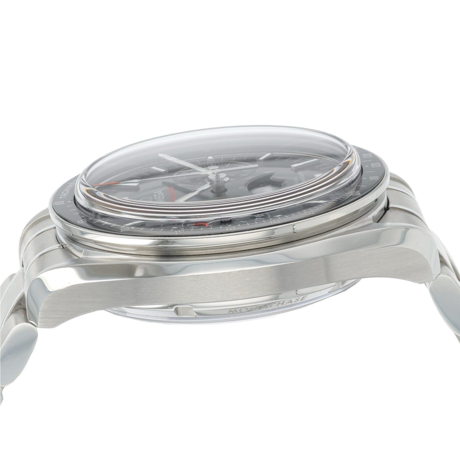 Omega Speedmaster Moonphase Steel Black Dial 44.25mm Mens 304.33.44.52.02.001