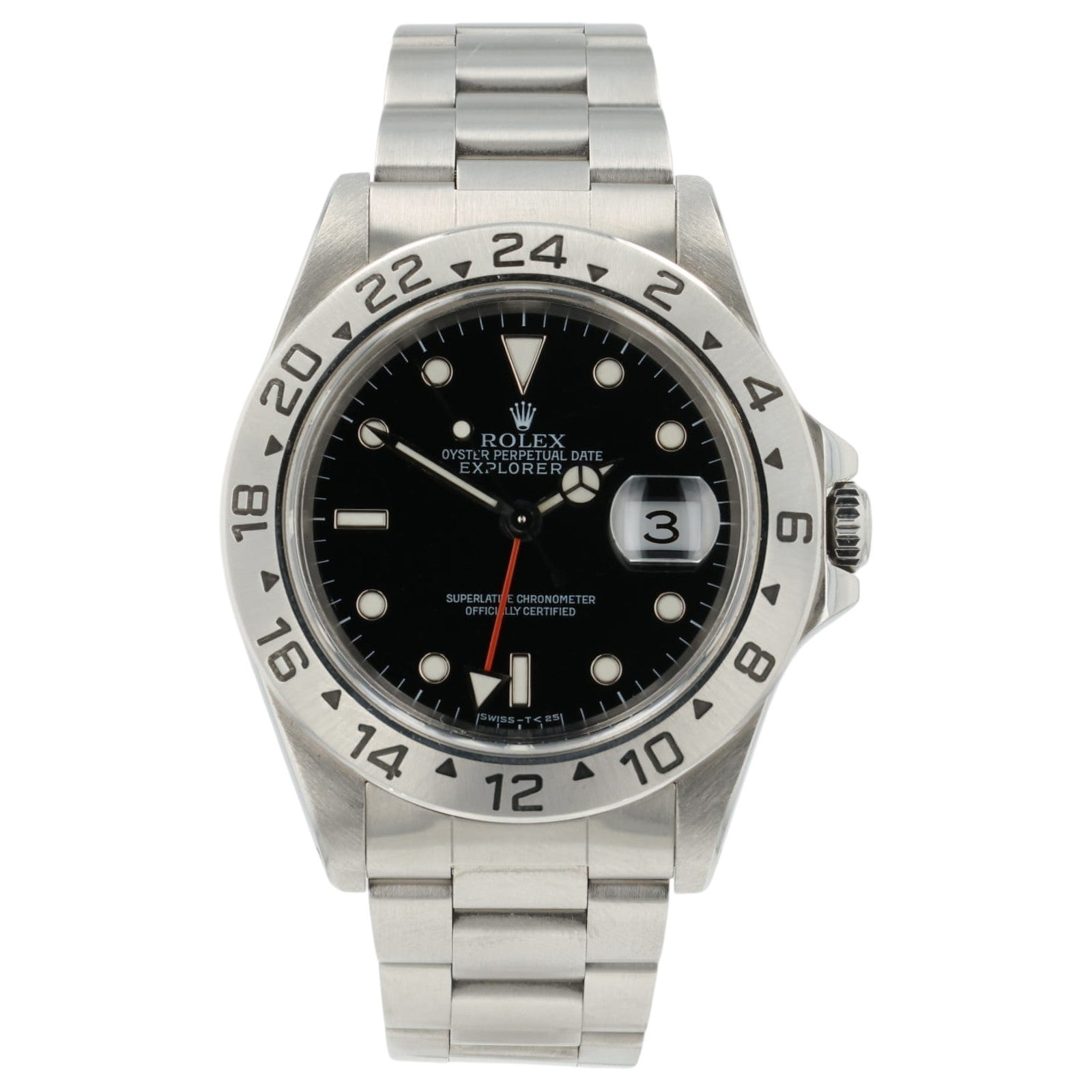 Rolex Explorer II Black Dial Stainless Steel 40mm Automatic Mens Watch 16570