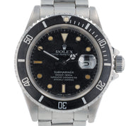 Rolex Submariner Date Stainless Steel Black Dial 40mm Automatic Mens Watch 16610