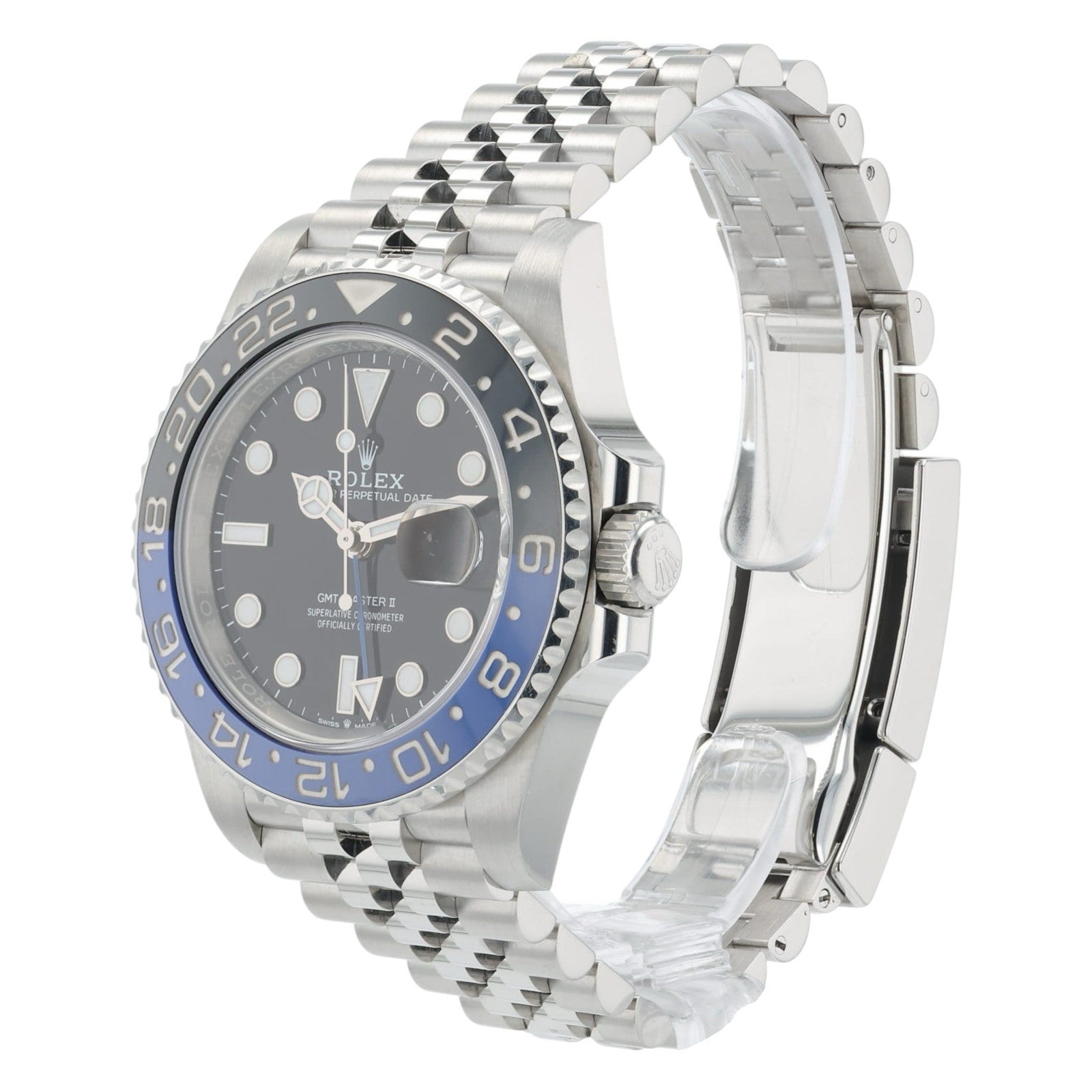Rolex GMT Master II Batgirl Black Dial Stainless Steel 40mm Automatic 126710BLNR