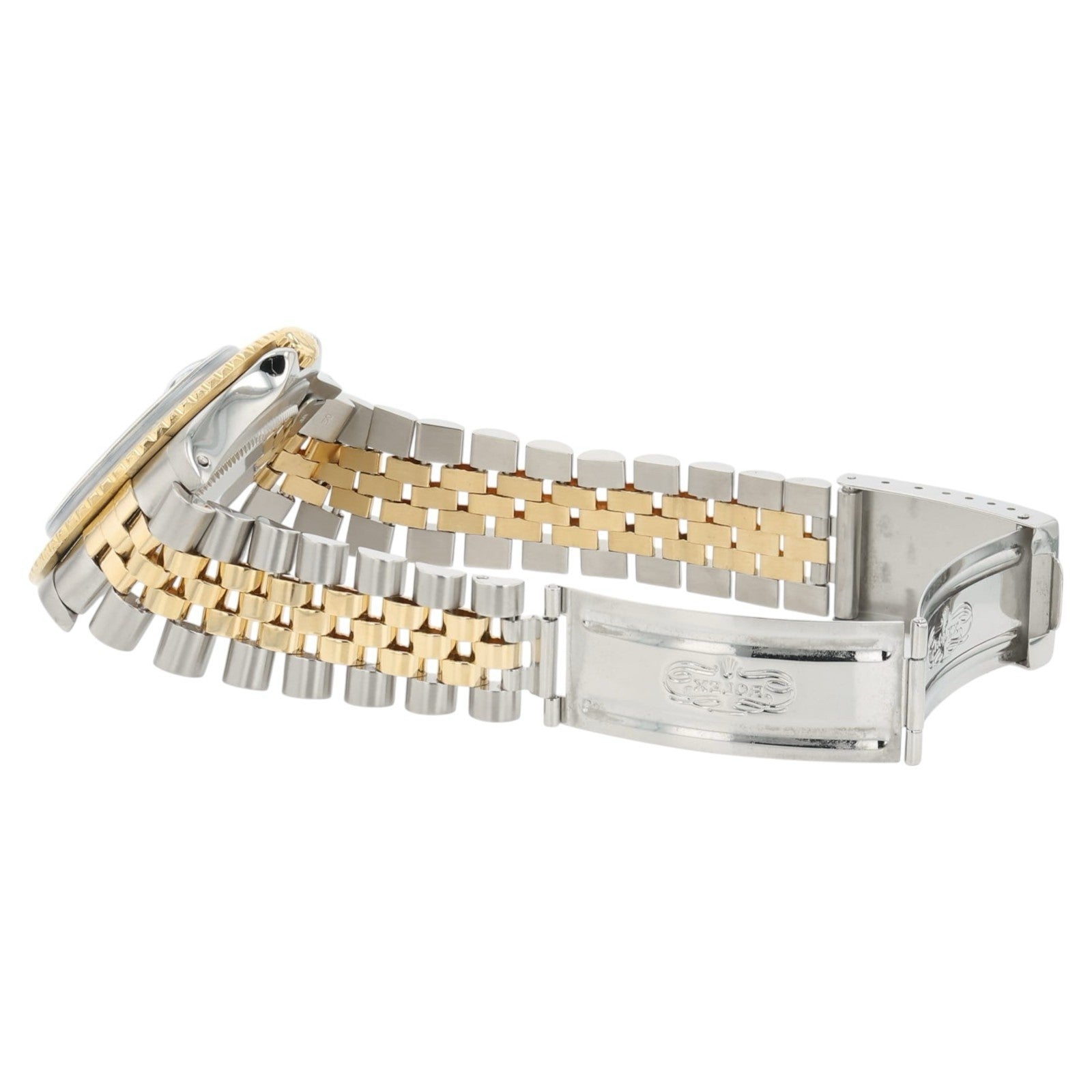 Rolex GMT-Master 2 16753 Two-Tone Yellow Jubilee Black Dial 40mm Watch