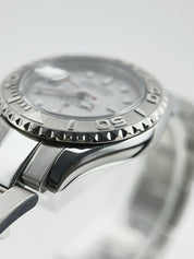 Rolex Yachtmaster Stainless Steel 169622 Platinum Bezel & Dial 29mm Watch - B/P