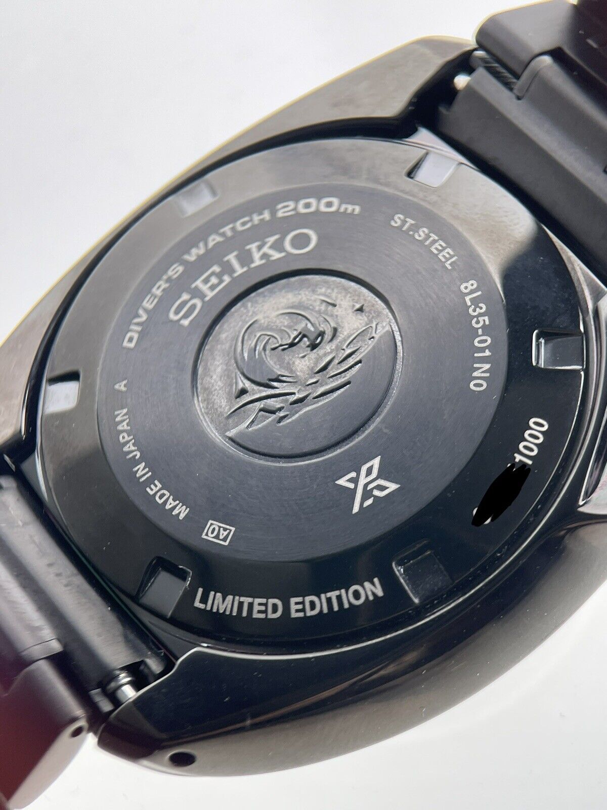 Seiko Prospex Captain Willard Black Series Limited Edition Watch SLA061 B/P