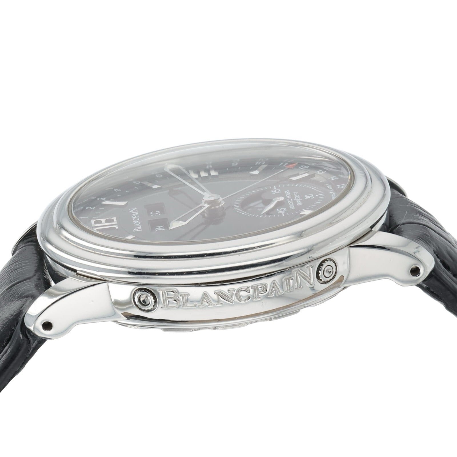 Blancpain Leman Moonphase Black Dial Stainless Steel 38mm Automatic Men’s 2763
