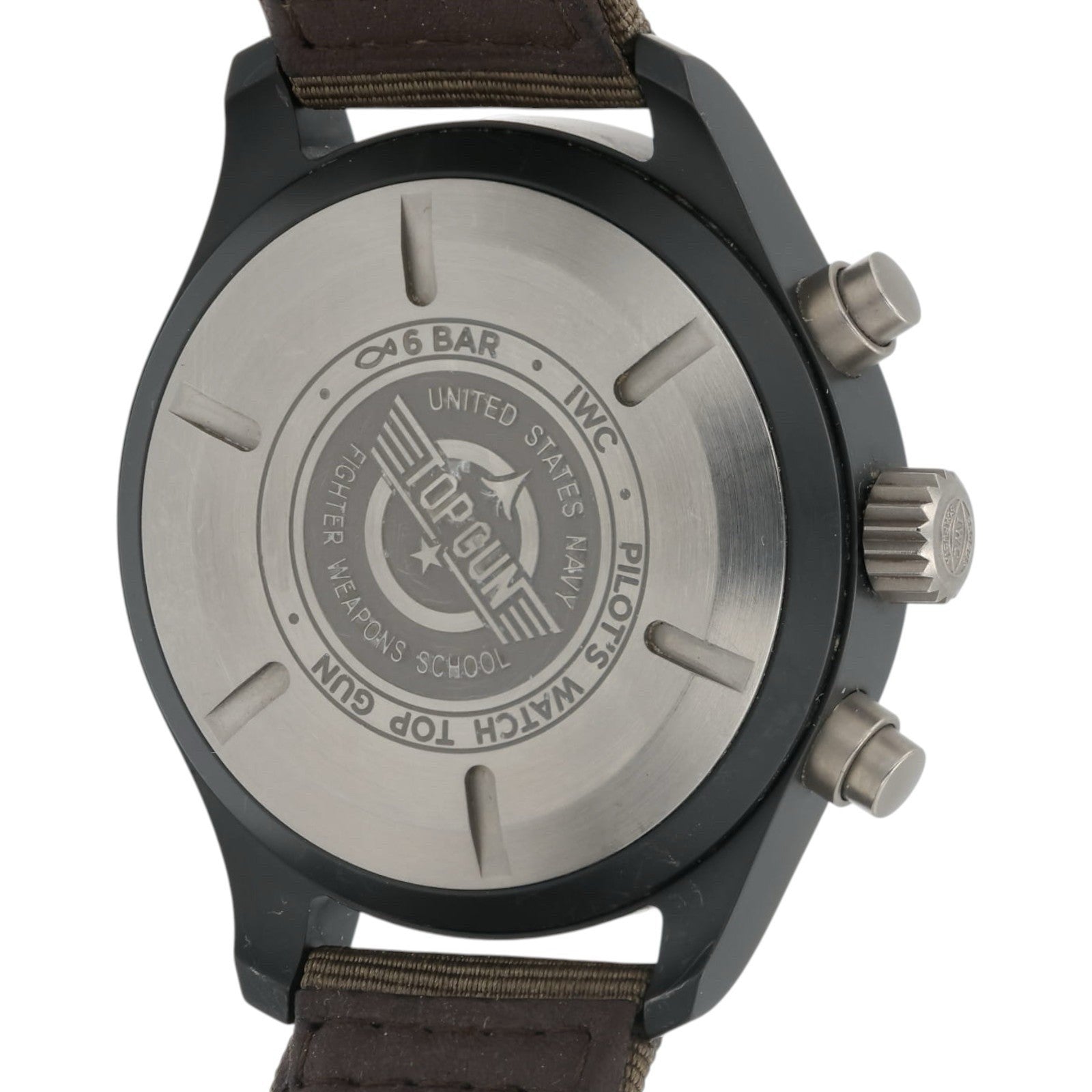 IWC Pilot Top Gun Black Dial Ceramic 44.5mm Automatic Men’s Watch IW389101