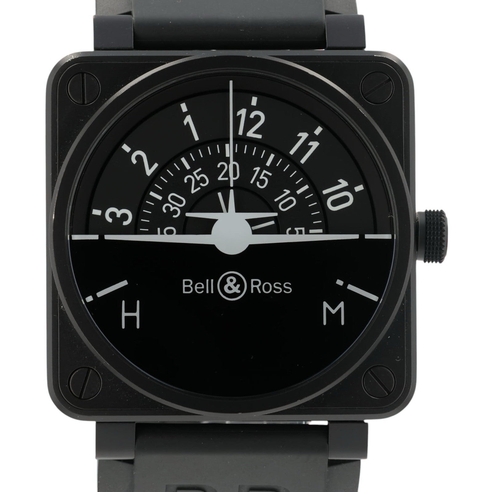 Bell & Ross Turn Coordinator Black Dial Steel 46mm Automatic Men’s BR01-92-STC